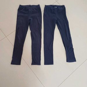 Girls' Navy Leggings Bundle (9 to 10 yrs)