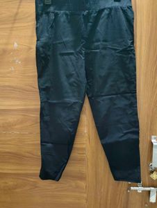 Black Elastic Waist Pants