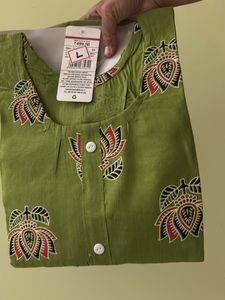 Beautiful Green Printed Kurta