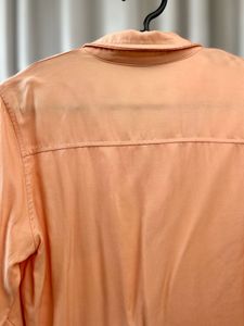 Peach Button-Up Shirt