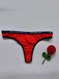Red "S Fashion" Thong Panty