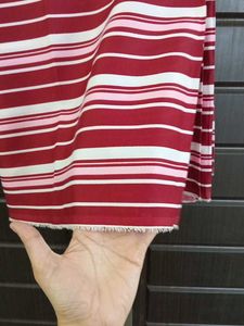 Trendy Stylish Striped Thaan Fabric 5 mtr