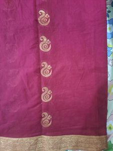 Meroon Silk Saree