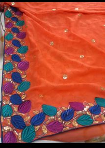 New Designer Saree No Blouse
