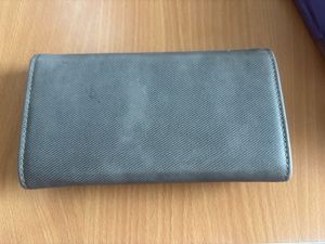 Grey Textured Clutch Wallet