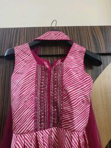 Stunning Majenta Indo Western Outfit