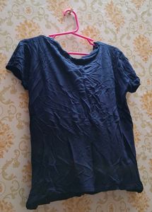 Mickey Mouse Print T-Shirt with Blue pant