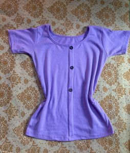 Sale//Lavender chic Short Sleeve Top