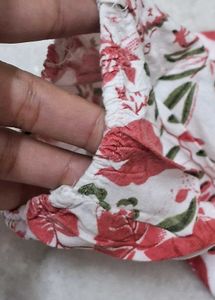 Chic Floral Print Kurta Top
