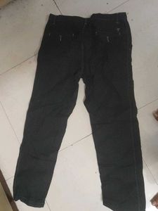 black Straight Pant