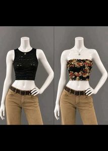 Chic Crop Tops Set