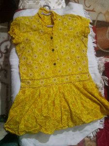Cotton Yellow Top