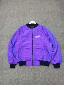 Vintage Purple Bomber Jacket