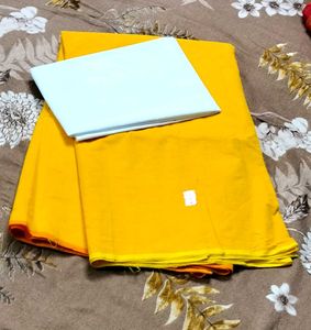 STRIPED YELLOW &amp; WHITE FABRIC