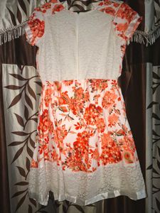 Floral Print Flare Dress