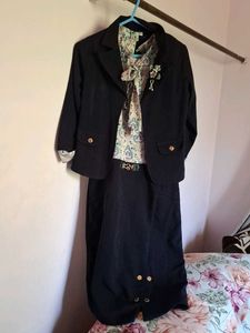 Elegant Two-Tone Dress