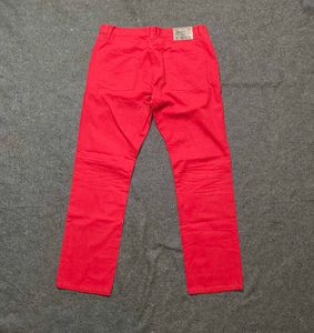 Reject Denim Bold Red Statement Jeans