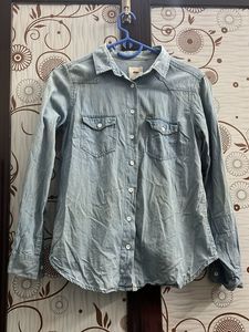 Light Wash Denim Shirt