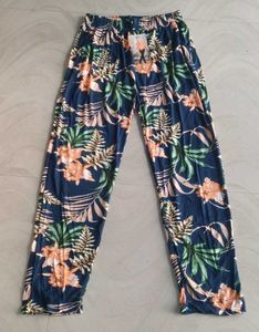 Floral Print Casual Pants