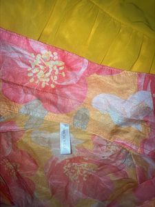 Chic Yellow Sundress with Koti (binding)