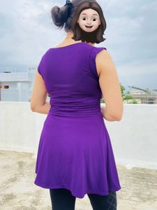 stylish purple dress