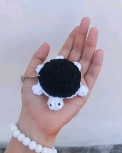 Crochet Turtle Keychain