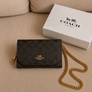 COACH WALLET + SIDE SLING WITH MULTI CARD HOLDER,W