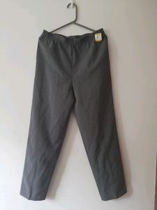 Grey Pant Pyjama Trouser Elastic Waist Bottom