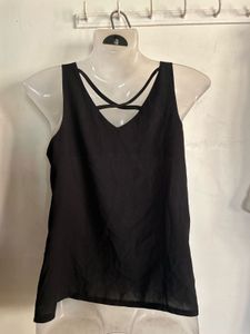 Classic Black V-Neck Tank Top