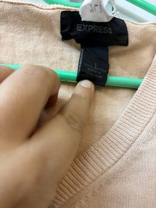Mens Beige Sweater In Good Condition
