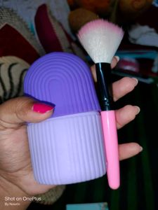 Face Ice Roller/Makeup Brush Combo