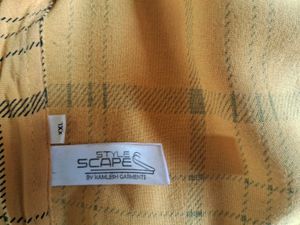 Yellow Plaid women Shirt
