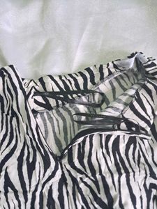 Primark Zebra print Skirt