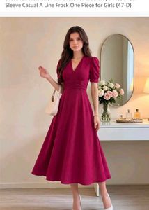 Chic A-Line Midi Dress