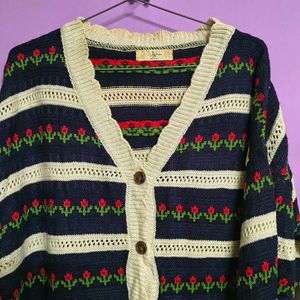 oversized Knit Cardigan