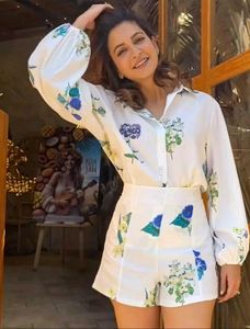 co-ord set Floral Print Shirt and Shorts