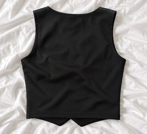 Chic Black Vest