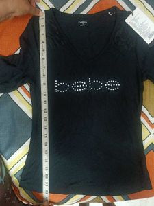 bebe Rhinestone Top