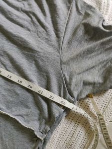 Grey Cocoon T-Shirt Dress