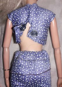 Top and pant Barbie doll dress handmade