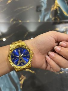 Gold Eiffel Tower Watch