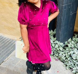 AND brand 9-10yrs velvet frock