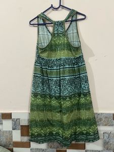 Boho Print V-Neck Tank Dress
