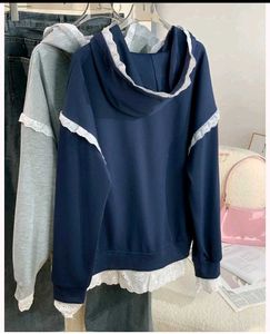 Savana Lace Trim Hoodie
