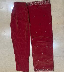 Stunning Red Embellished feeding Anarkali Gown