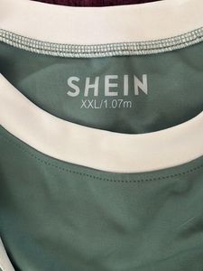 SHEIN Green Ringer T-Shirt