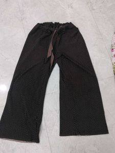 Boho Floral &amp; Polka Dot Palazzo Pants