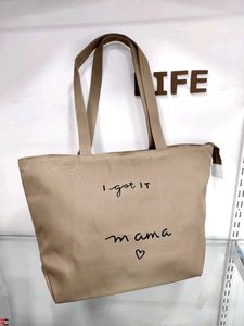 Stylish Black Tote Bag - "I got it mama"