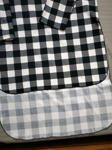 Checkered Long Sleeve Top