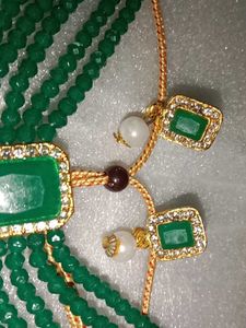 Green Colour Necklace